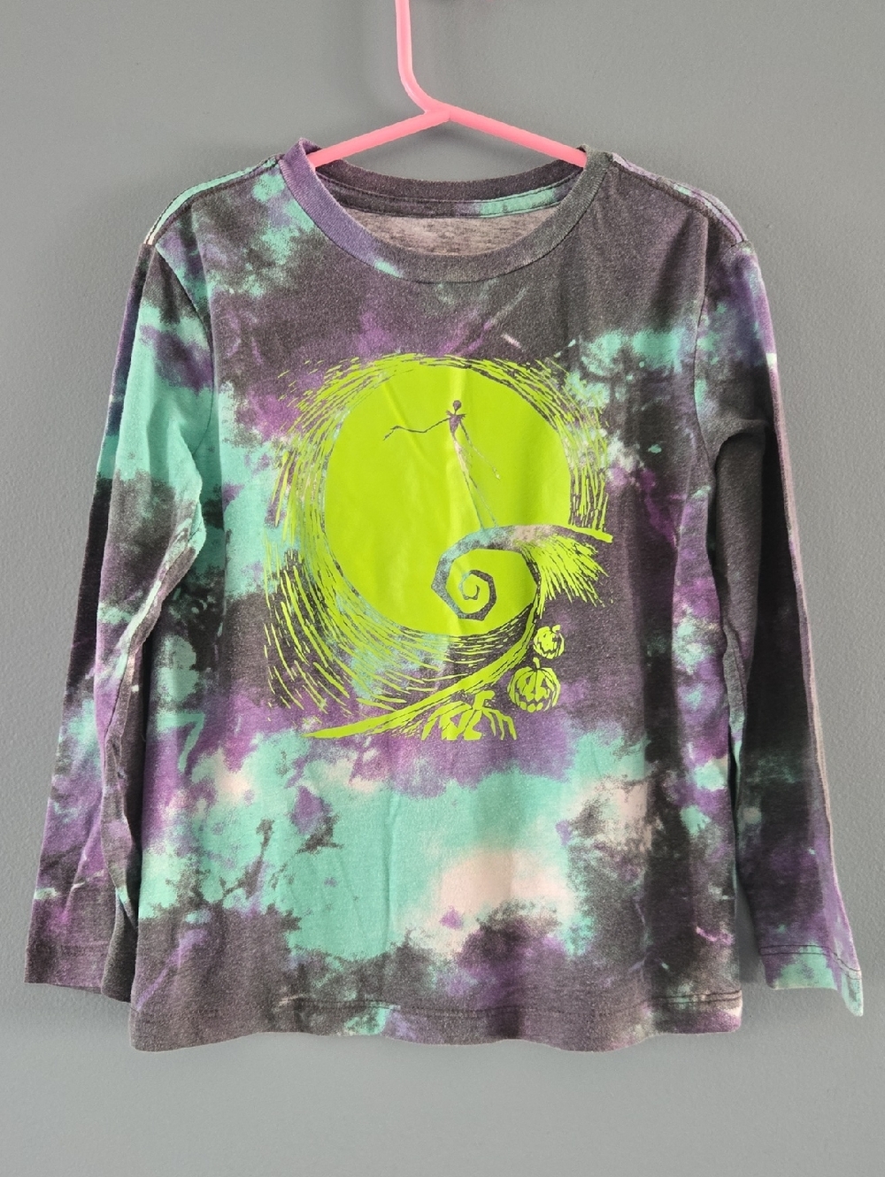*Back To School* The Nightmare Before Christmas Long Sleeve Shirt Tie-dye (6)